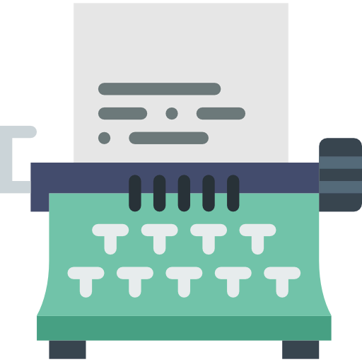 Typewriter icon