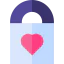 Heart lock іконка 64x64