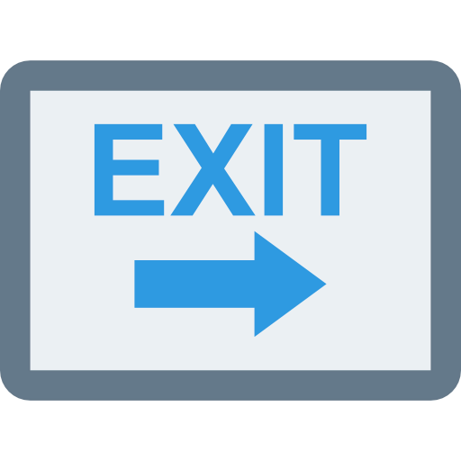 Exit biểu tượng