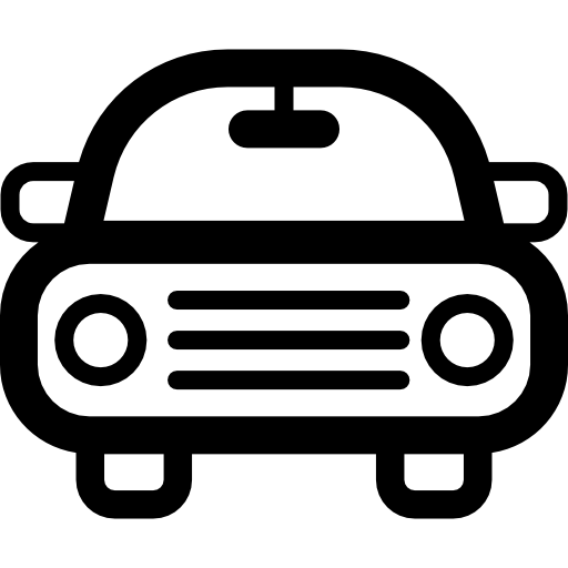 frontal old car icon