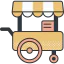 Food cart icon 64x64