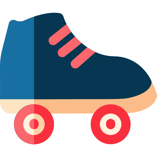 Roller skates icône