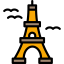 Eiffel tower biểu tượng 64x64