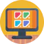 Desktop computer icon 64x64