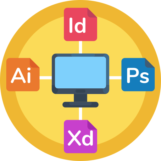 Graphic design software icône