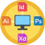 Graphic design software icon 64x64