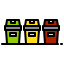 Rubbish bin icon 64x64