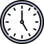 Circular clock icon 64x64