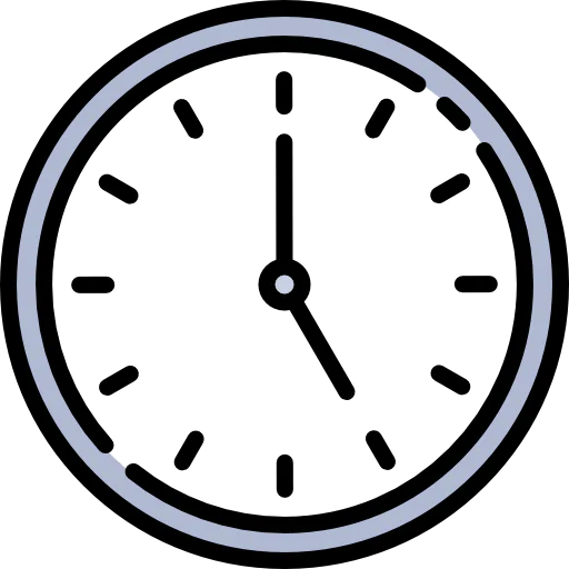 Circular clock icon