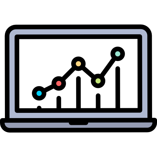Line chart icon