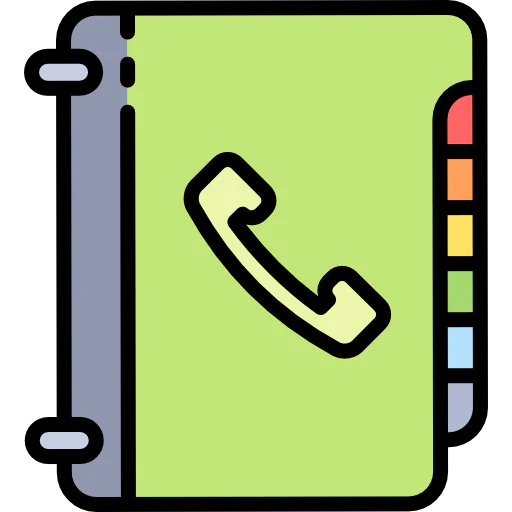 Phone number icon