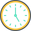 Circular clock icon 64x64