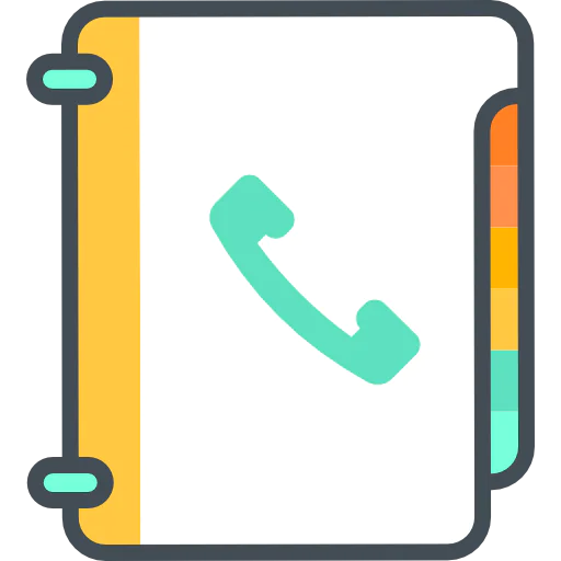 Phone number icon