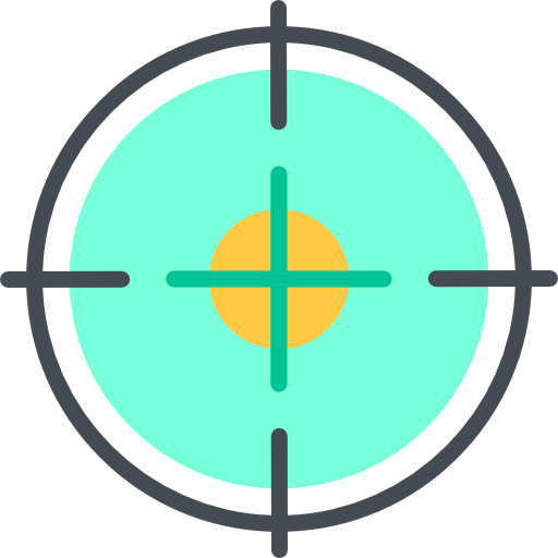 Circular target icon