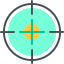 Circular target ícono 64x64