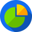 Pie chart icon 64x64