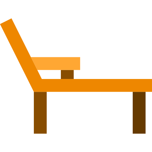 Deck chair icon