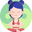Yoga pose icon 64x64