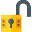 Open lock icon 64x64