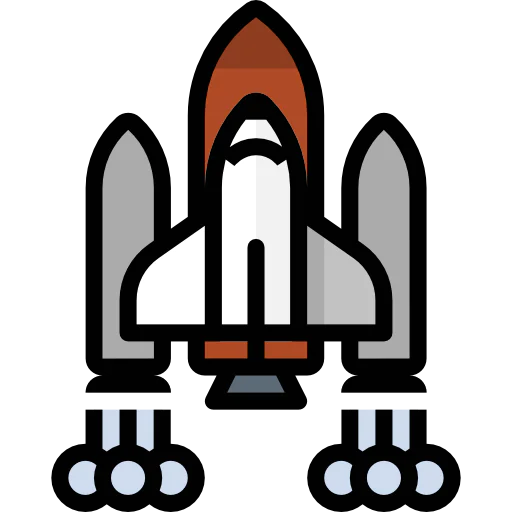 Rocket launch icône