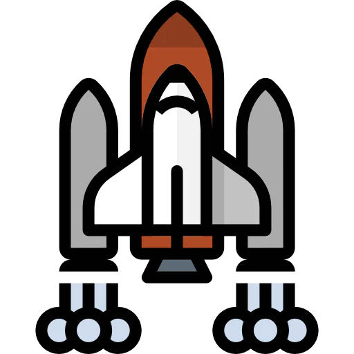 Rocket launch icon