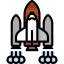 Rocket launch アイコン 64x64