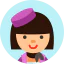 Stewardess icon 64x64