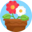 Flower pot icon 64x64