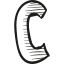 Letter C иконка 64x64