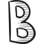 Letter B иконка 64x64