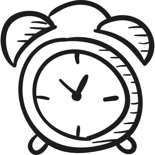 Draw Alarm Clock  icon