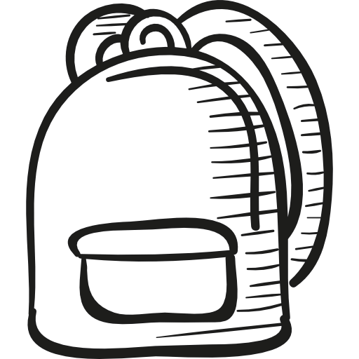 School backpack icon