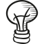 Draw Light Bulb іконка 64x64