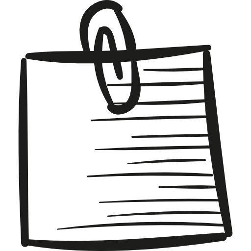 Paper with Clip icon