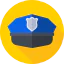 Police cap アイコン 64x64