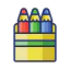 Цветные карандаши иконка 64x64