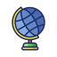 Глобус иконка 64x64