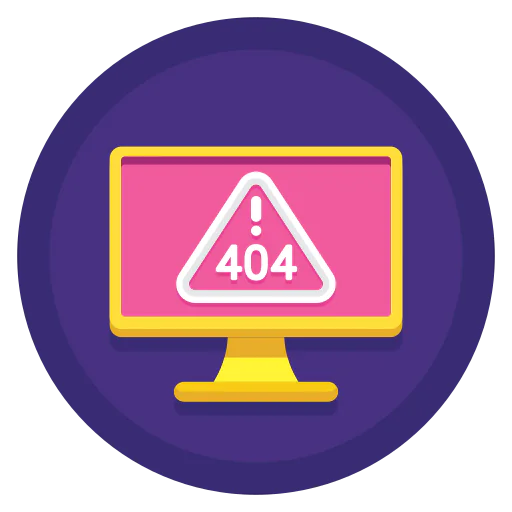 Error 404 icon