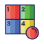 Four squares ícone 64x64