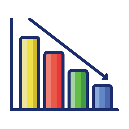 Bar graph Ikona