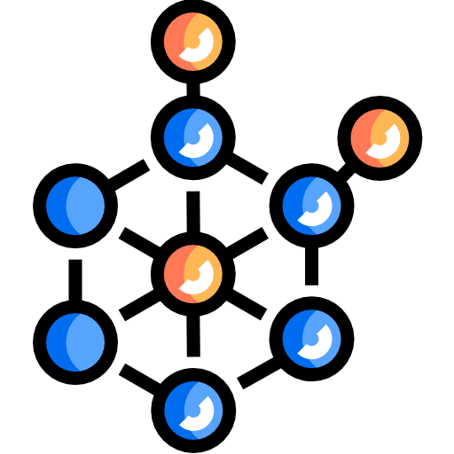 Molecular structure icon