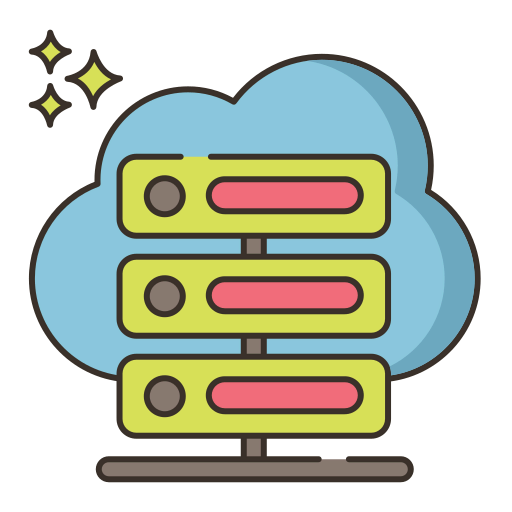 Cloud server ícono