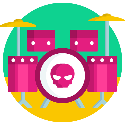 Drum kit icon
