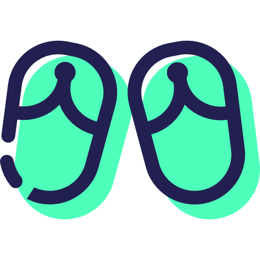 Flip flops icon