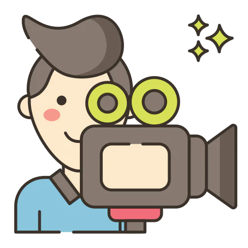 Camera operator icon