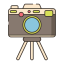 Camera tripod icon 64x64