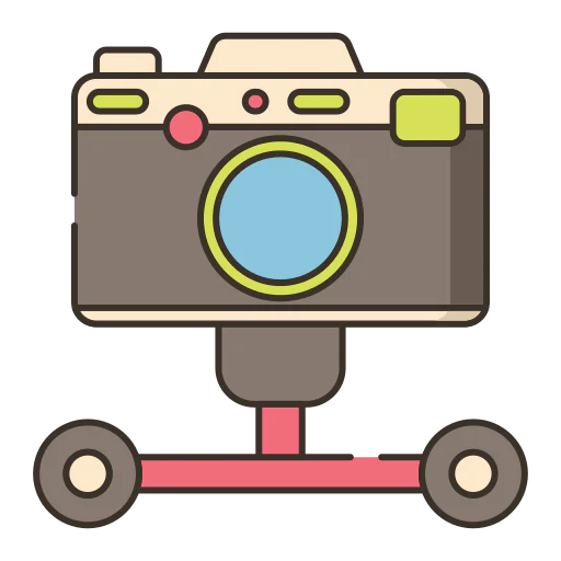Camera dolly icône