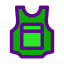 Bullet proof vest ícono 64x64