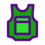 Bullet proof vest icon 64x64