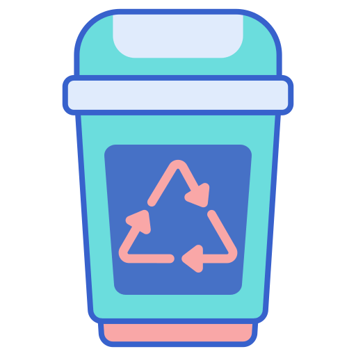 Garbage bin icon
